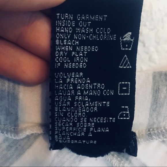 Asymmetrical Stripe High Waisted Maxi Skirt size L - Picture 4 of 5